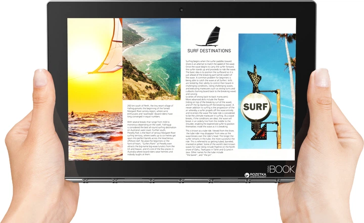 Планшет Lenovo Yoga Book YB1-X90L 3G+LTE Gray (ZA0W0025UA) – фото