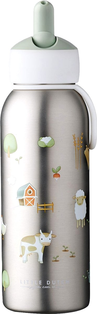 Butelka na wodę Mepal Little Dutch Flip-up Little Farm 350 ml (8720294032342) - obraz 2