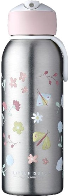 Butelka na wodę Mepal Little Dutch Flip-up Flowers & Butterflies 350 ml (8720294016502) - obraz 2