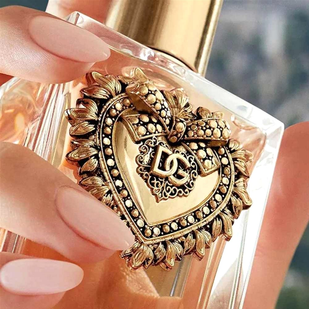 Zestaw damski Dolce & Gabbana Devotion Woda perfumowana 100 ml + Miniaturka Woda perfumowana 10 ml + Próbka Woda perfumowana 5 ml (8054754400533) - obraz 3