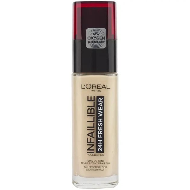 Тональный Крем Для Лица Loreal Paris Infaillible 24H Fresh Wear Foundation 140 Beige Dore 30 Мл Золотисто Бежевый - Фото 4 Тональный Крем Для Лица Loreal Paris Infaillible 24H Fresh Wear Foundation 140 Beige Dore 30 Мл Золотисто Бежевый - изображение 4