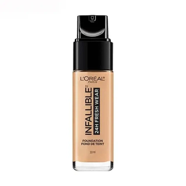Тональный Крем Для Лица Loreal Paris Infaillible 24H Fresh Wear Foundation 140 Beige Dore 30 Мл Золотисто Бежевый - Фото 5 Тональный Крем Для Лица Loreal Paris Infaillible 24H Fresh Wear Foundation 140 Beige Dore 30 Мл Золотисто Бежевый - изображение 5