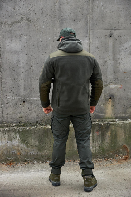 Костюм Флісова куртка-кофта SHARK Штани Kayman OLIVE (олива) L(50) - зображення 2