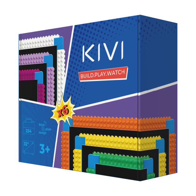 Набор аксессуаров для KIVI KidsTV "Цветные рамки" КFR01M 32"/234 шт./6 цветов (3729735) - Фото 2 Набор аксессуаров для KIVI KidsTV "Цветные рамки" КFR01M 32"/234 шт./6 цветов (3729735) - изображение 2