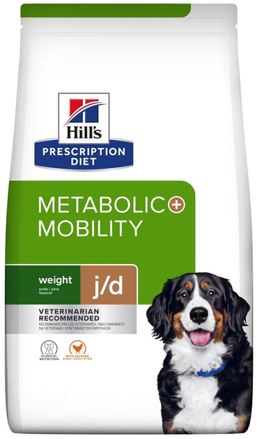 Сухий корм для собак Hill's Prescription Diet Metabolic + Mobility Canine 4 кг (052742000626) - зображення 1