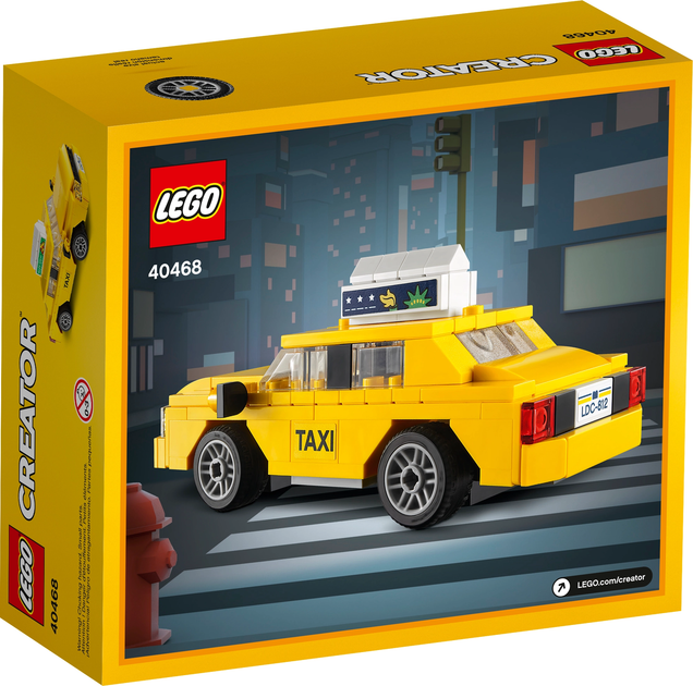 Конструктор LEGO Creator Yellow Taxi 124 деталі (40468) - зображення 7