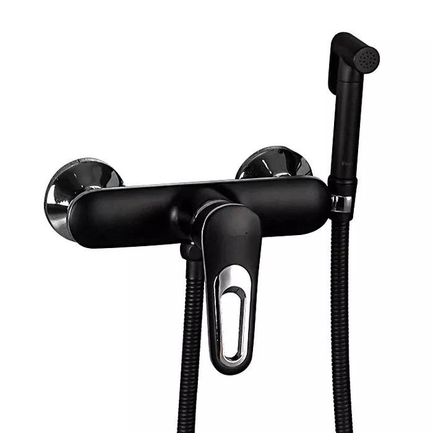Гигиенический душ Frap F2049-6 черный/хром – фото, отзывы ...