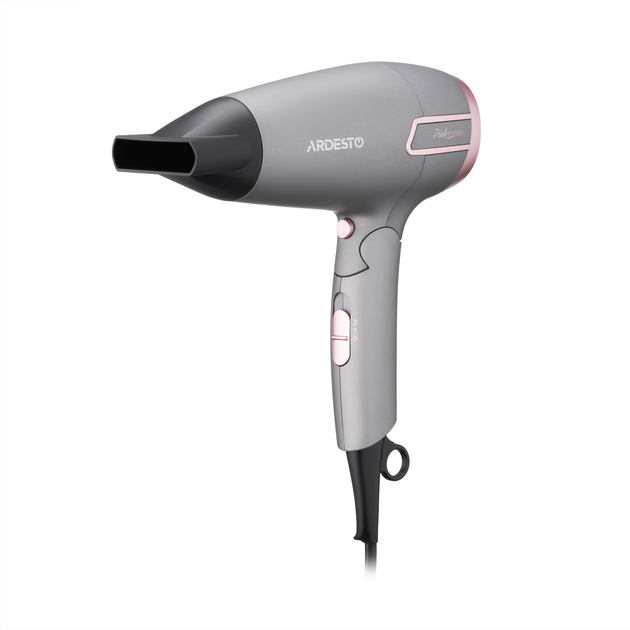 Фен ARDESTO Pink Touch, 2000Вт, 2 швидкості, 2 темп.режими, складана ...