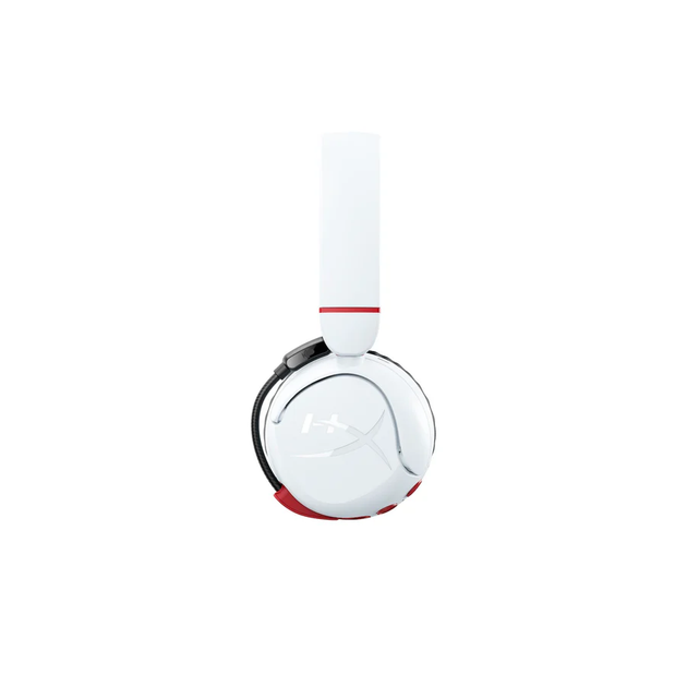 Гарнітура HyperX ігрова Cloud Mini, mini-jack/BT, 1.2м, білий-червоний (7G8F2AA) - изображение 4