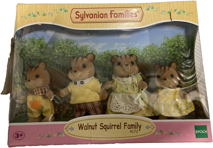 Набір фігурок Epoch Sylvanian Families Сім'я білок 4 шт (5054131041727) (955555908036708) - Уцінка - зображення 2