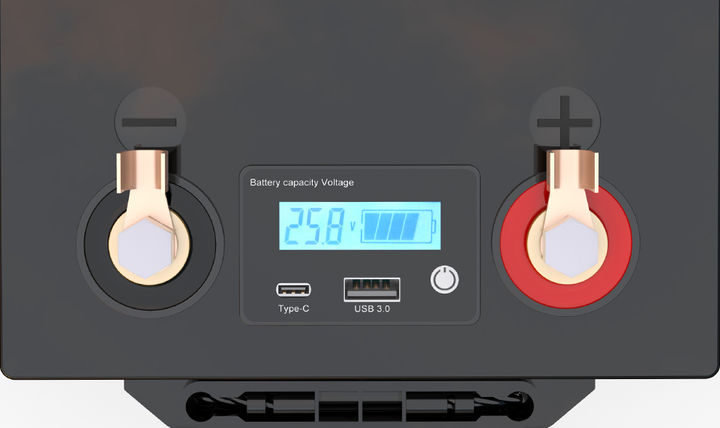 Аккумулятор LiitoKala LiFePO4 LCD 24V 100Ah (2400Wh) со встроенным BMS, 4000+ циклов - изображение 4