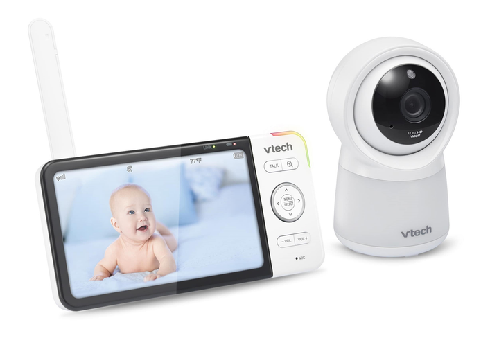 Відеоняня Vtech RM-5754HD Wi-Fi з 5-дюймовим екраном Біла (4897027123661) - зображення 3