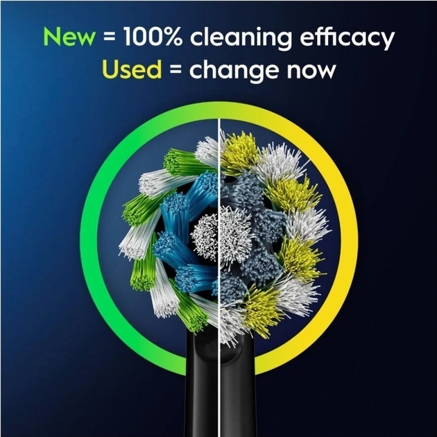 Електрична зубна щітка Oral-B Pro3 Black + Extra CA Black Brush Head + TC (8006540759912) (955555908400268) - Уцінка - зображення 5