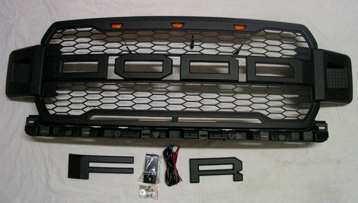 Решетка радиатора тюнинг ASP Ford F-150 17- 13 LED стиль Raptor KRN Форд Ф-150 L2447 - изображение 1