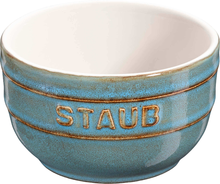 Zestaw ramekinów Staub Xs-Minis okrągłe antyczny turkusowy 9 cm 4 szt (3272340049927) - obraz 2