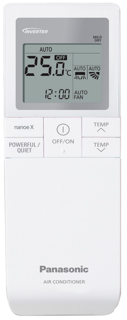 Кондиционер Panasonic Etherea 52м2 инвертор 18000BTU 5.0кВт A+++/A++ Wi-Fi R32 белый (CS-Z50ZKEW/CU-Z50ZKE) - изображение 2