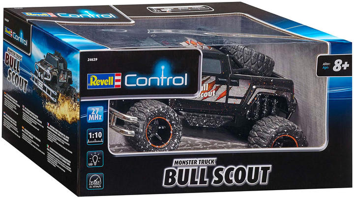 Samochód zdalnie sterowany Revell Control Monster Truck Bull Scout 1:10 (4009803246291) - obraz 1