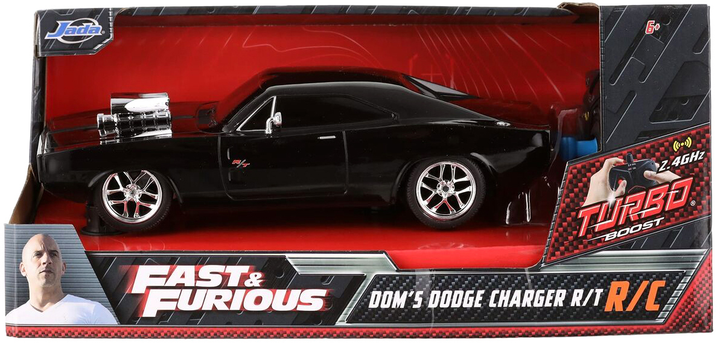 Samochód zdalnie sterowany Jada Fast and Furious 1970 Dodge Charger 1:24 (4006333064890) - obraz 1