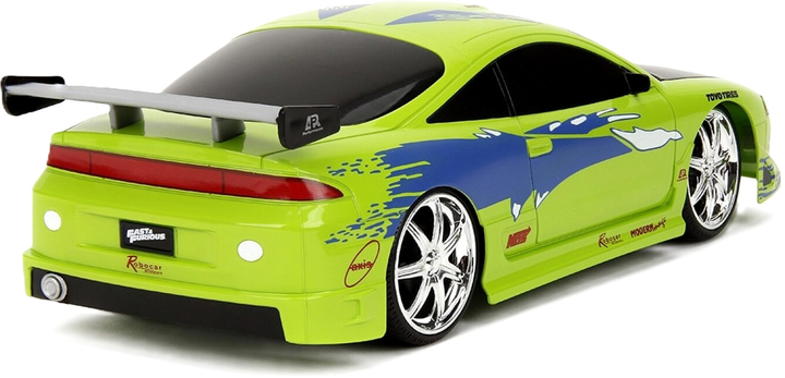 Машинка на радіокеруванні Jada Форсаж 1995 Mitsubishi Eclipse 1:16 (4006333090165) - зображення 4