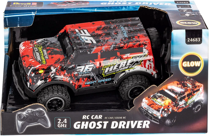 Пульт керування Revell Control Ghost Driver Glow Red 1:22 (4009803246833) - зображення 1