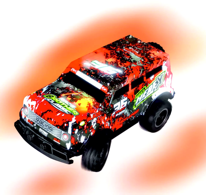 Auto zdalnie sterowane Revell Control Ghost Driver Glow Czerwone 1:22 (4009803246833) - obraz 4