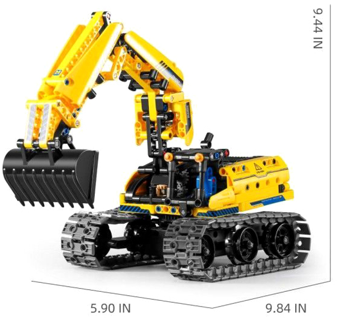 Klocki konstrukcyjne iM.Master RC Robo-koparka 3 w 1 430 elementów (6973676040578) - obraz 5