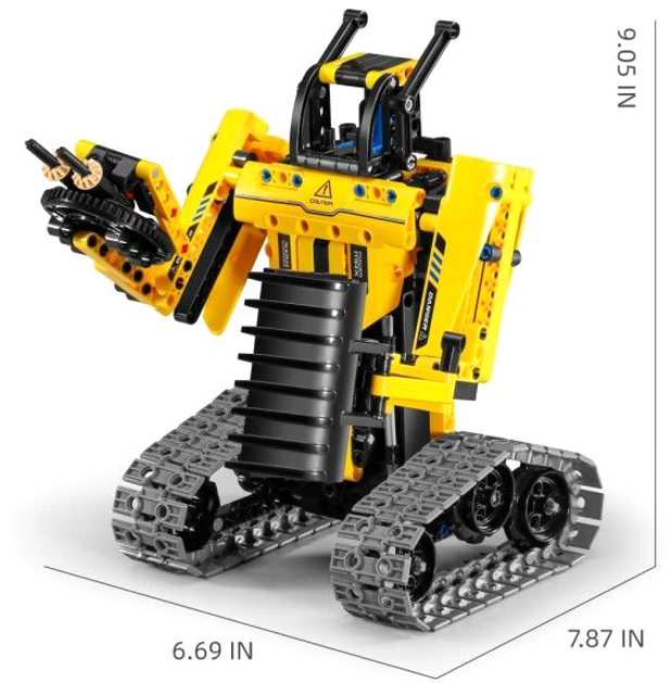 Klocki konstrukcyjne iM.Master RC Robo-koparka 3 w 1 430 elementów (6973676040578) - obraz 6