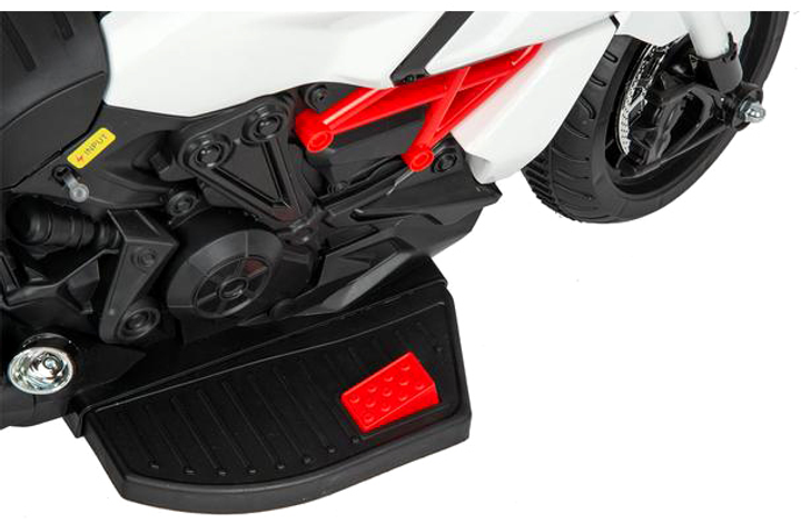 Motocykl elektryczny dla dzieci Enero Avalon 3-kolowy Biały (5902431033037) - obraz 8