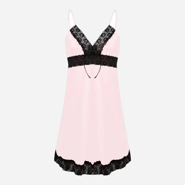 Нічна сорочка жіноча DKaren Slip Peggy XS Рожева (5903068506062) - зображення 3