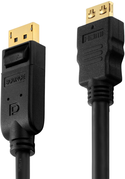 Кабель PureLink PI5100-050 PureInstall DisplayPort - HDMI 5 м (4260134127035) - зображення 1