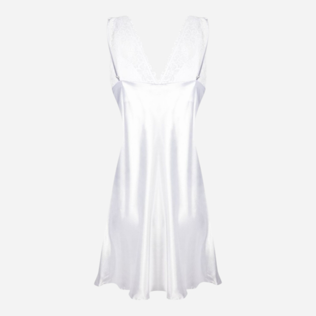Нічна сорочка жіноча DKaren Slip Alexandra XS Біла (5903251408555) - зображення 3