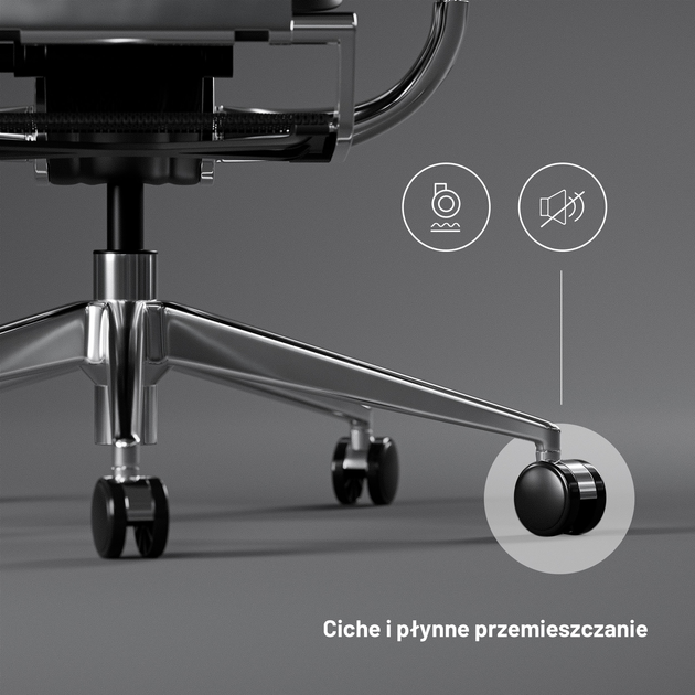Крісло офісне ергономічне Diablo Chairs V-Master Black-White (5904405577172) - зображення 15