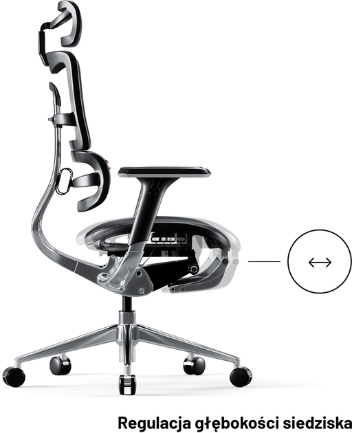 Крісло офісне ергономічне Diablo Chairs V-Master Black (5902560334470) - зображення 14