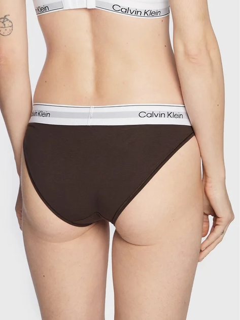 Majtki bikini damskie bawełniane Calvin Klein Underwear 000QF7047EBKC S Brązowe (8719856453404) - obraz 2