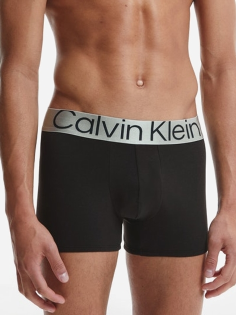 Zestaw majtek męskich typu bokserki bawełnianych Calvin Klein Underwear 000NB3130A-7V1 2XL 3 szt Czarny (8719855387281) - obraz 3