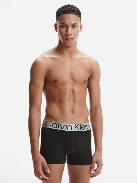 Набір трусів-боксерів чоловічих бавовняних Calvin Klein Underwear 000NB3130A-7V1 L 3 шт Чорний (8719855387243) - зображення 5