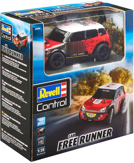 Ралійна машинка на радіокеруванні Revell Rally Car Free Runner (4009803244709) - зображення 1