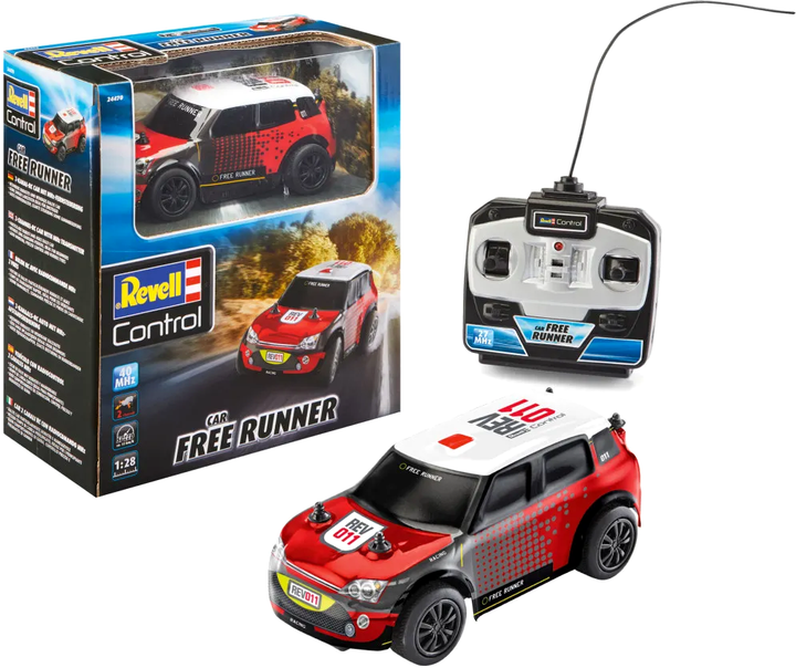 Ралійна машинка на радіокеруванні Revell Rally Car Free Runner (4009803244709) - зображення 2