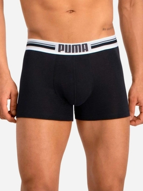 Набір чоловічих трусів 2 штуки Puma Placed Logo Boxer 2p 90651903 L Чорний (8718824117102) - зображення 3