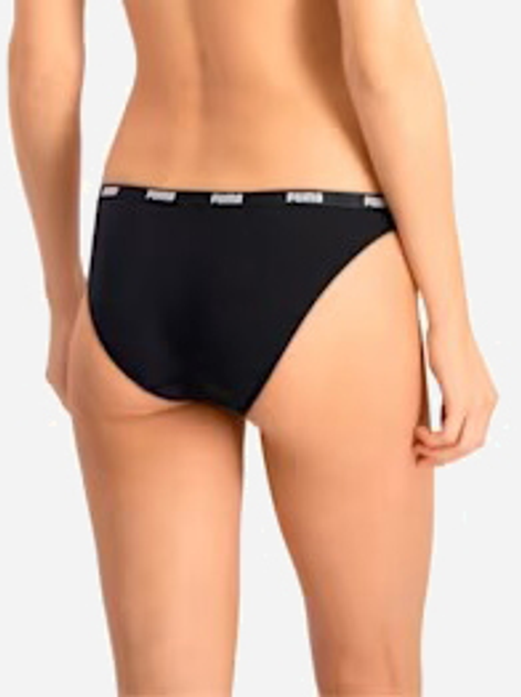 Zestaw damskich majtek bikini 2 szt Puma Women Bikini 2P Hang 90784703 XL Czarny (8718824910901) - obraz 4