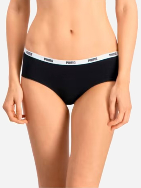 Zestaw damskich majtek typu hipster 2 szt Puma Women Hipster 2P Hang 90784803 M Czarny (8718824911137) - obraz 3