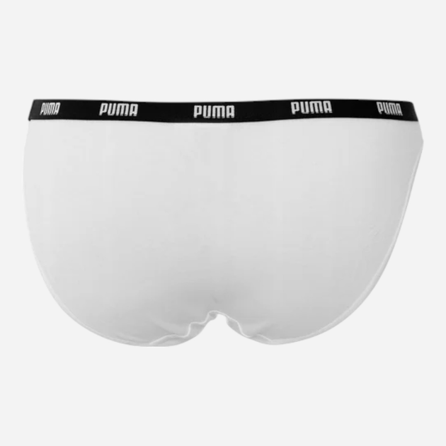 Zestaw damskich majtek bikini 2 szt Puma Women Bikini 2P Hang 90784704 M Biały (8718824910932) - obraz 7
