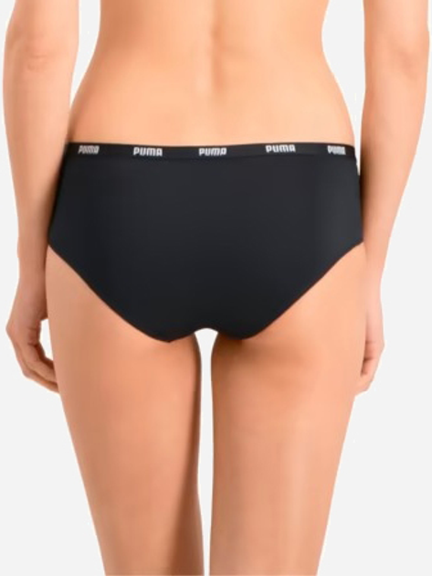 Zestaw damskich majtek typu brazyliany 2 szt Puma Women Microfiber Brazilian 2P Pack 90785504 M Czarny (8718824912936) - obraz 4