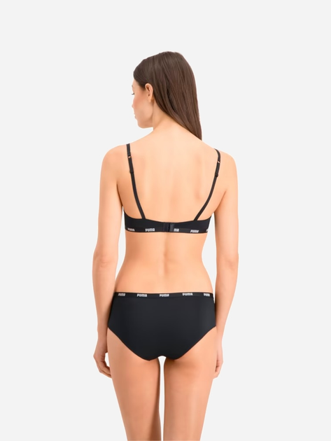 Zestaw damskich majtek typu brazyliany 2 szt Puma Women Microfiber Brazilian 2P Pack 90785504 S Czarny (8718824912929) - obraz 6