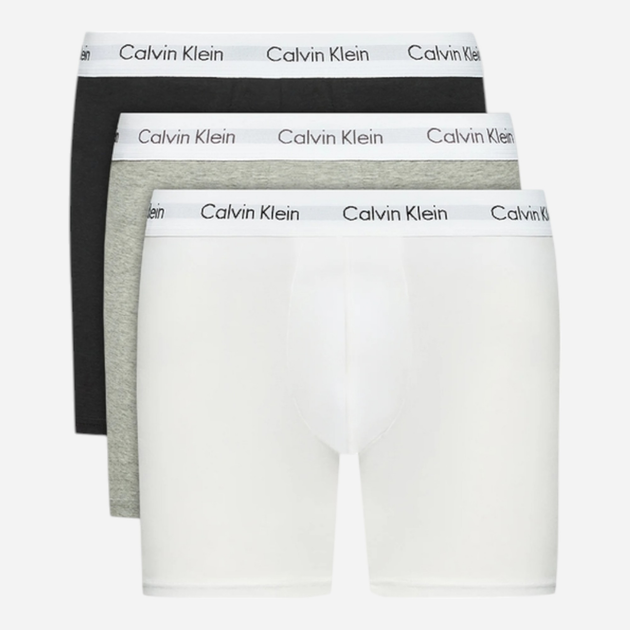 Zestaw majtek męskich typu bokserki Calvin Klein Underwear 000NB1770A-MP1 XL 3 szt Czarny/Biały/Szary (8719115052775) - obraz 1