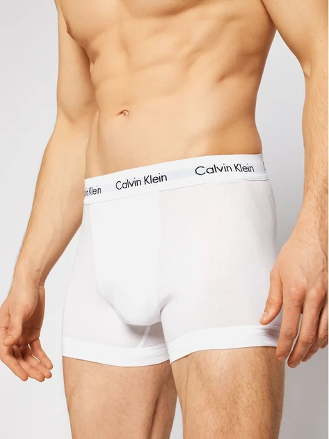 Zestaw majtek męskich typu bokserki Calvin Klein Underwear 0000U2662G-100 L 3 szt Białe (5051145189223) - obraz 2