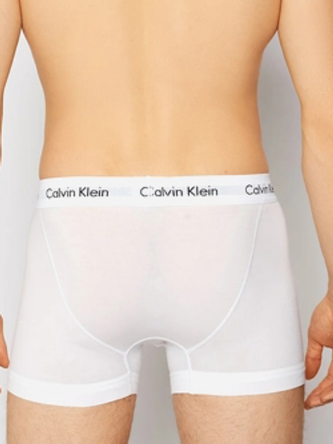 Набір трусів-боксерів чоловічих бавовняних Calvin Klein Underwear 0000U2662G-100 XL 3 шт Білий (5051145189230) - зображення 3