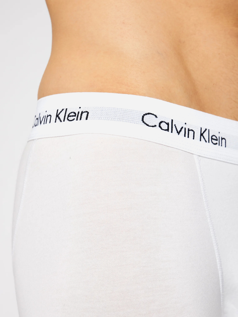 Набір трусів-боксерів чоловічих бавовняних Calvin Klein Underwear 0000U2662G-100 XL 3 шт Білий (5051145189230) - зображення 6