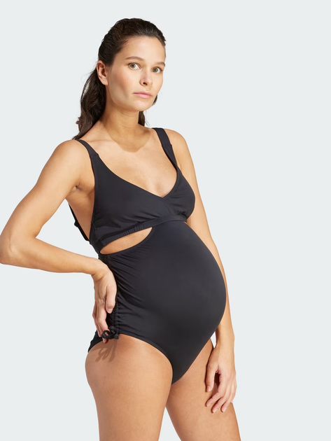 Strój kąpielowy jednoczęściowy ciążowy damski adidas Mat Swimsuit IP6516 L Czarny (4067887759212) - obraz 3