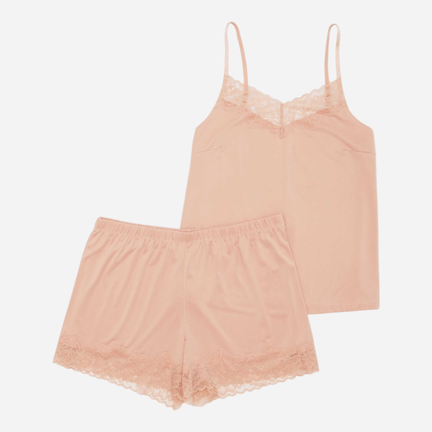 Piżama damska z szortami i krótkim rękawem Esotiq 41227-39X L Różowa (5903972241165) - obraz 6